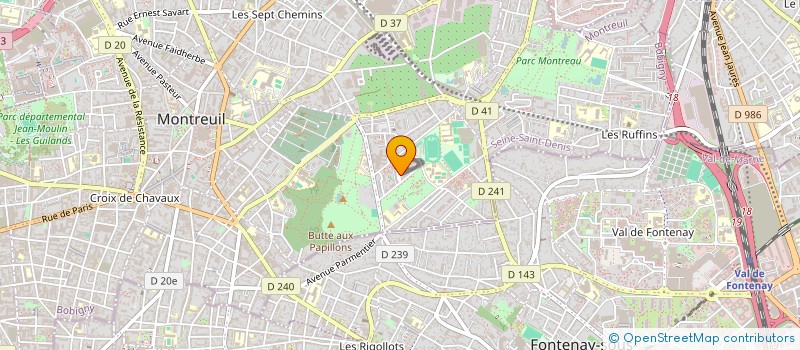 localisation de l'entreprise MADAME MELIENNE SIMON à MONTREUIL