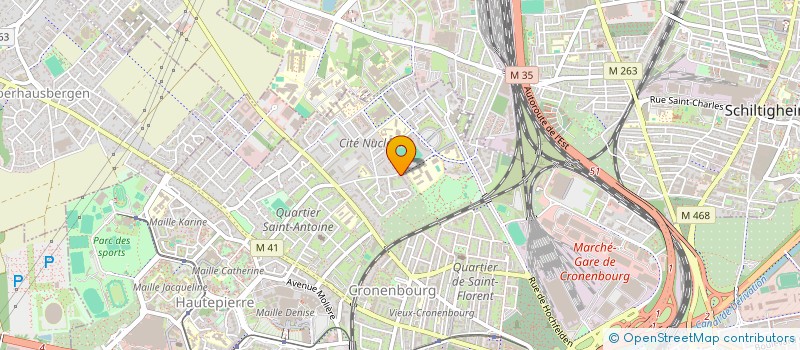 localisation de l'entreprise MADAME MELIHA ANKUN à STRASBOURG