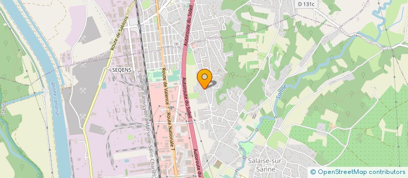 localisation de l'entreprise MADAME MELIHA KARAHAN  SALAISE-SUR-SANNE