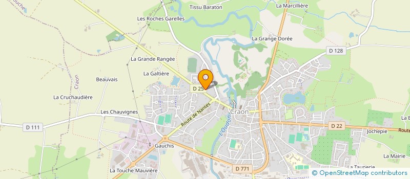 localisation de l'entreprise MADAME MELIHA SAHOVIC  CRAON