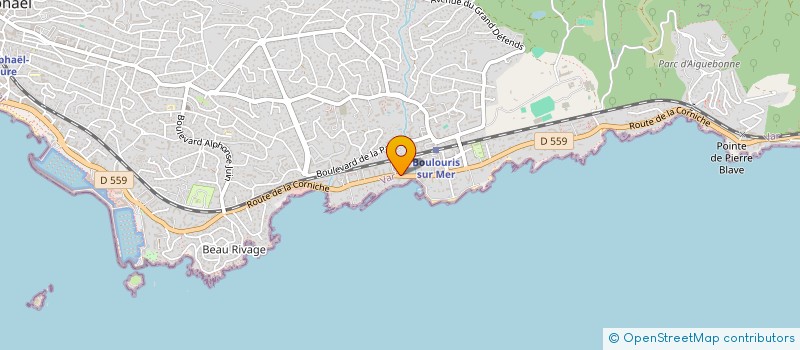 localisation de l'entreprise MADAME MELIKE ELMAS  SAINT-RAPHAEL