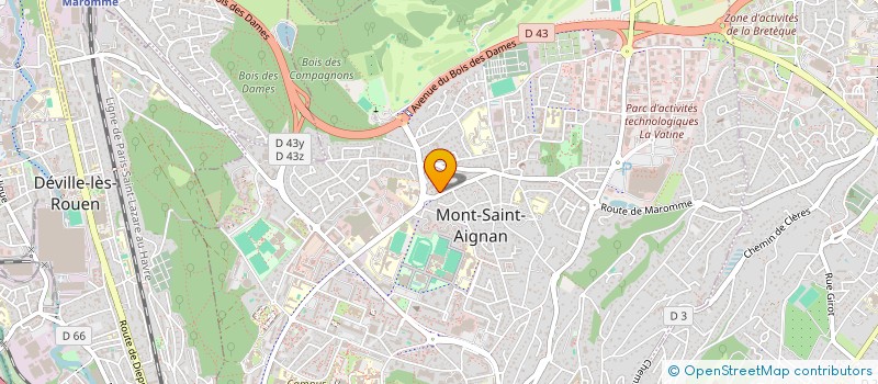 localisation de l'entreprise MADAME MELIKE UCLER  MONT-SAINT-AIGNAN