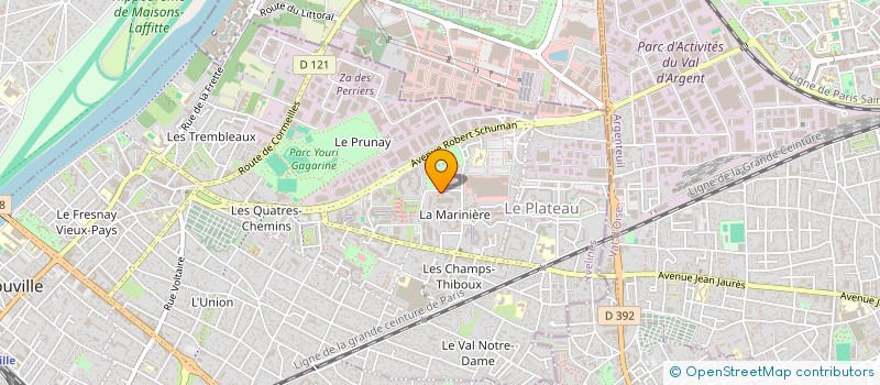 localisation de l'entreprise MADAME MELINA ABID  SARTROUVILLE