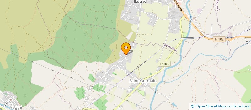 localisation de l'entreprise MADAME MELINA AGNELLO  SAINT-GERMAIN