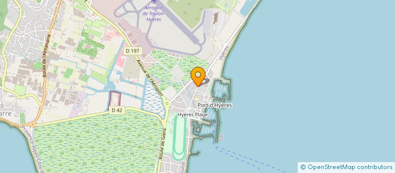 localisation de l'entreprise MADAME MELINA AGUERA  HYERES