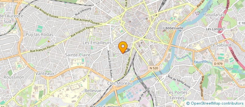 localisation de l'entreprise MADAME MELINA AHMED à LIMOGES