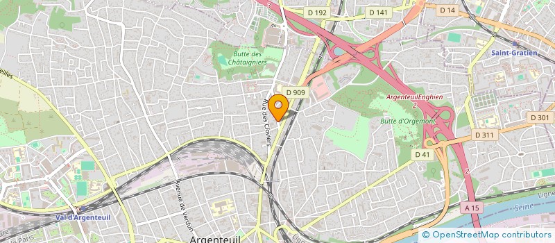 localisation de l'entreprise MADAME MELINA ALTANA  ARGENTEUIL