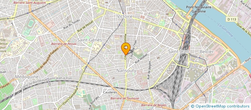 localisation de l'entreprise MADAME MELINA ANDRE  BORDEAUX