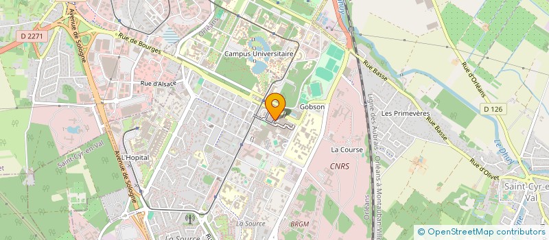 localisation de l'entreprise MADAME MELINA ASSOUVIE  ORLEANS