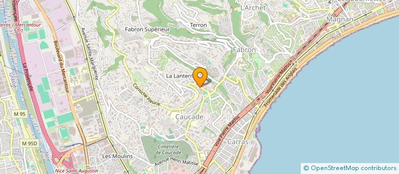 localisation de l'entreprise MADAME MELINA ASTRI à NICE
