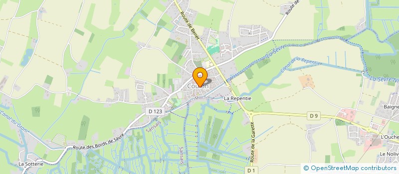 localisation de l'entreprise MADAME MELINA AUBERT  COULON