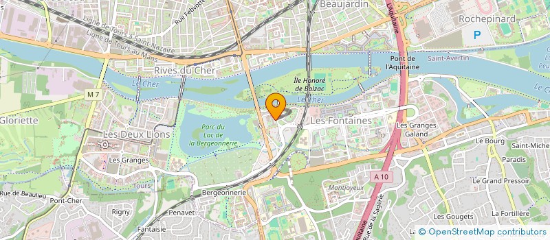 localisation de l'entreprise MADAME MELINA AUDE  TOURS