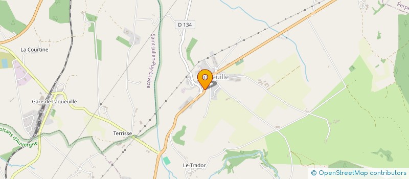 localisation de l'entreprise MADAME MELINA BASSET  LAQUEUILLE