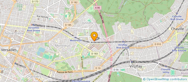localisation de l'entreprise MADAME MELINA BENCHELIHA à VERSAILLES