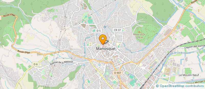localisation de l'entreprise MADAME MELINA BENOUALI à MANOSQUE