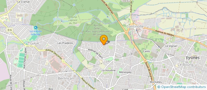 localisation de l'entreprise MADAME MELINA BIZEUL  LE HAILLAN