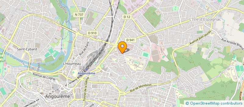 localisation de l'entreprise MADAME MELINA BOURINEAU à ANGOULEME