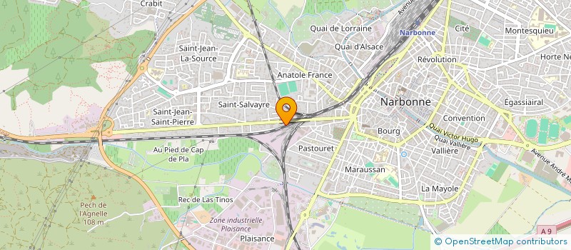 localisation de l'entreprise MADAME MELINA CASALINO  NARBONNE