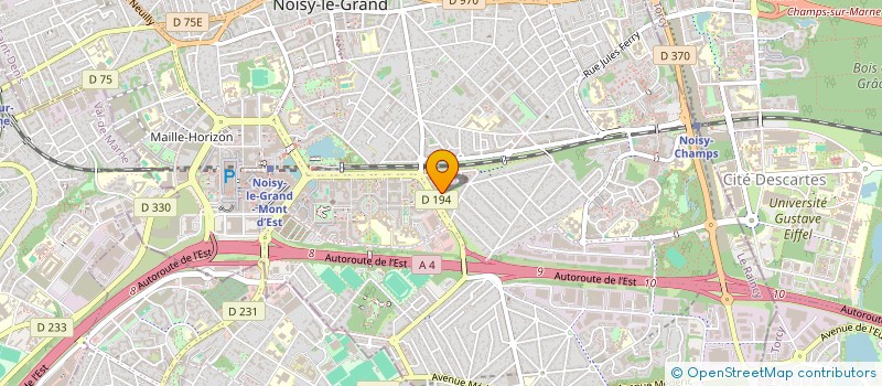 localisation de l'entreprise MADAME MELINA CASSAND à NOISY-LE-GRAND