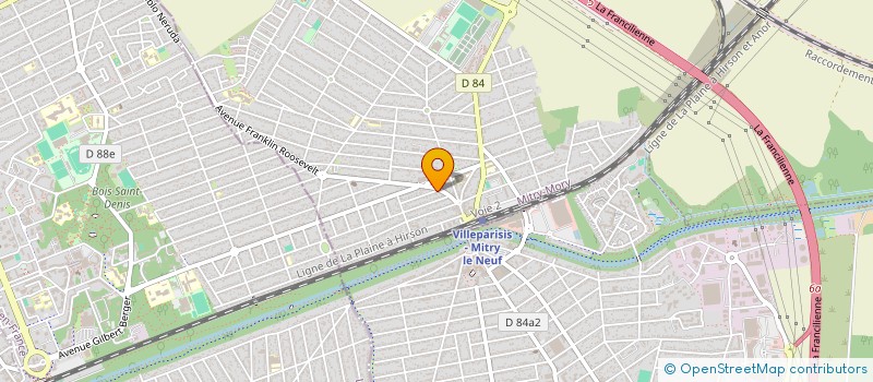 localisation de l'entreprise MADAME MELINA CAVALLAZZI  MITRY-MORY