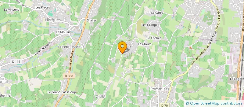 localisation de l'entreprise MADAME MELINA CLERC à POMMIERS