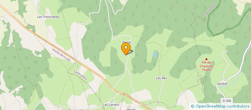 localisation de l'entreprise MADAME MELINA DELAIR  LAVAUDIEU