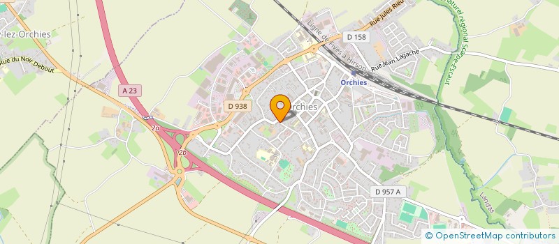 localisation de l'entreprise MADAME MELINA DEREIN  ORCHIES