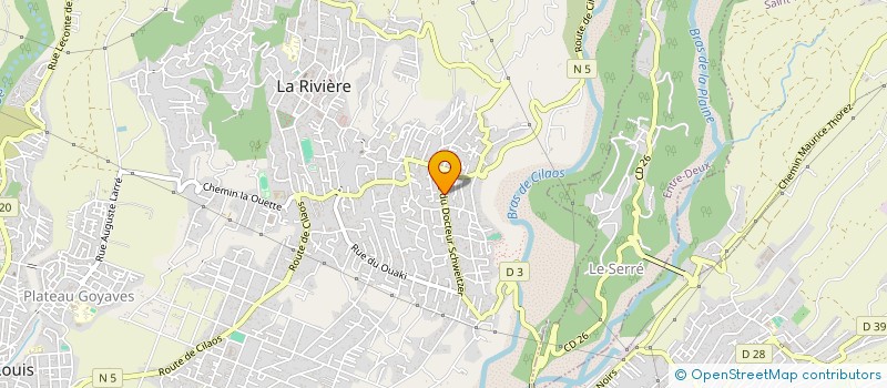 localisation de l'entreprise MADAME MELINA DEVYS  SAINT-LOUIS