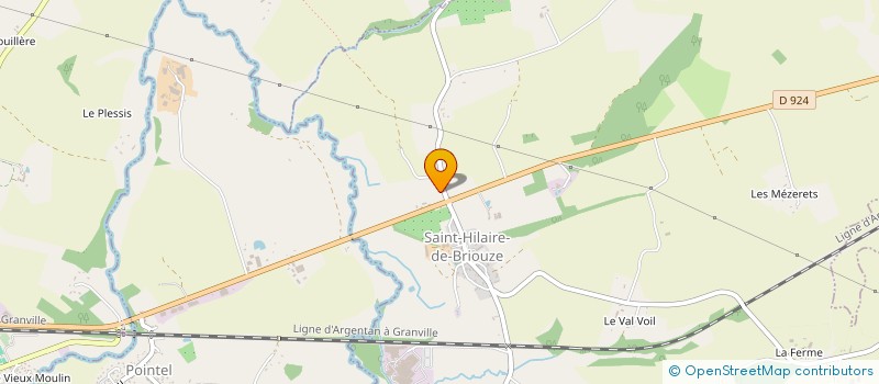 localisation de l'entreprise MADAME MELINA FAUCHER à SAINT-HILAIRE-DE-BRIOUZE