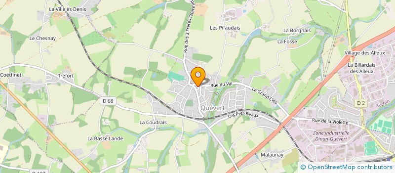 localisation de l'entreprise MADAME MELINA FLEURY  TADEN