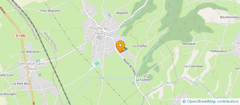 localisation de l'entreprise MADAME MELINA GARCIA  POUILLY-LES-FEURS