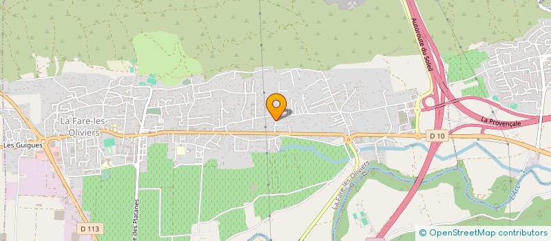 localisation de l'entreprise MADAME MELINA GAUTIER  LA FARE-LES-OLIVIERS