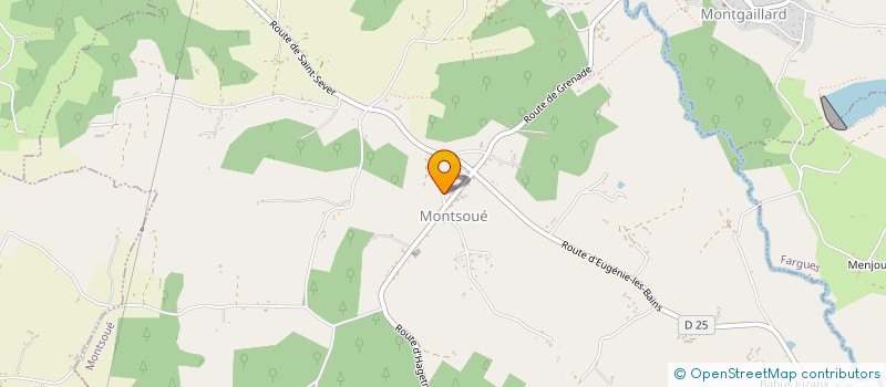 localisation de l'entreprise MADAME MELINA GAZERES  MONTSOUE