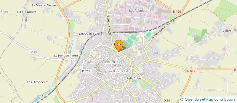 localisation de l'entreprise MADAME MELINA GIBOUREAU  LOUDUN