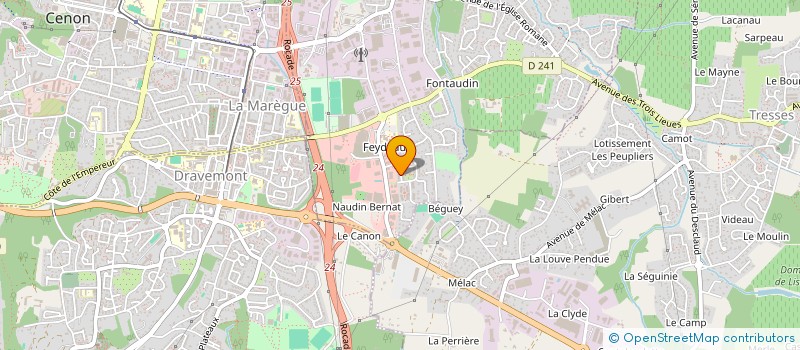 localisation de l'entreprise MADAME MELINA GLYKOS à ARTIGUES-PRES-BORDEAUX