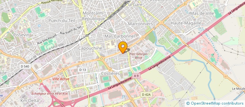 localisation de l'entreprise MADAME MELINA GODET  NIMES