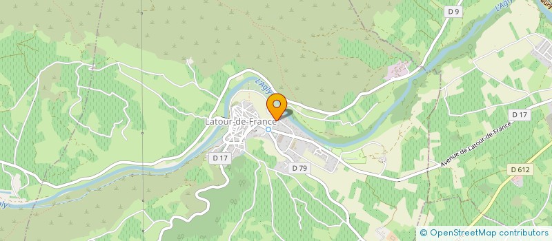 localisation de l'entreprise MADAME MELINA GOUGET  LATOUR-DE-FRANCE