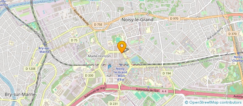 localisation de l'entreprise MADAME MELINA HADDAB  NOISY-LE-GRAND