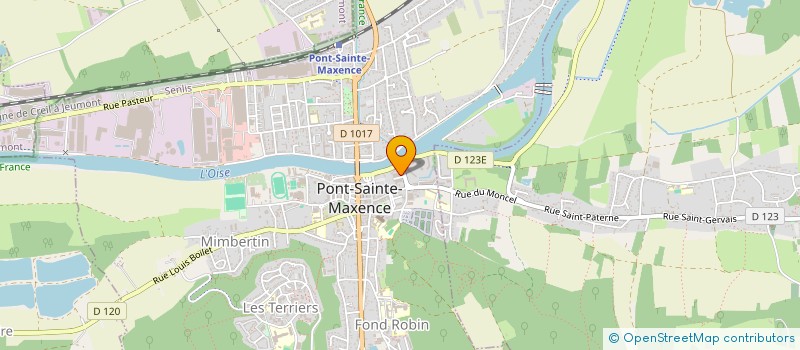 localisation de l'entreprise MADAME MELINA HAYAERT  PONT-SAINTE-MAXENCE