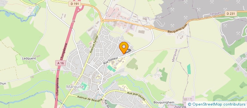 localisation de l'entreprise MADAME MELINA HUBEAUX  MARQUISE