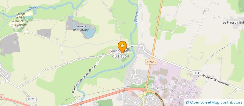 localisation de l'entreprise MADAME MELINA ISABELLE MICH MORENNE à SEGRE-EN-ANJOU BLEU