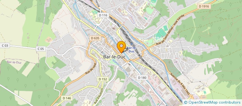 localisation de l'entreprise MADAME MELINA JAMAIN  BAR-LE-DUC