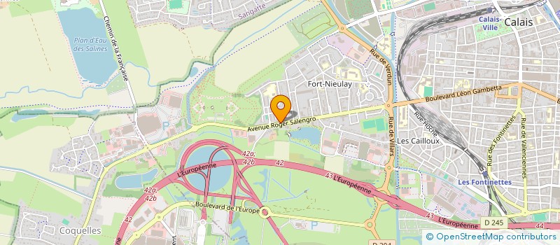 localisation de l'entreprise MADAME MELINA JOLY  CALAIS