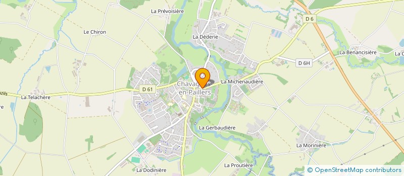 localisation de l'entreprise MADAME MELINA LEGIN  CHAVAGNES-EN-PAILLERS