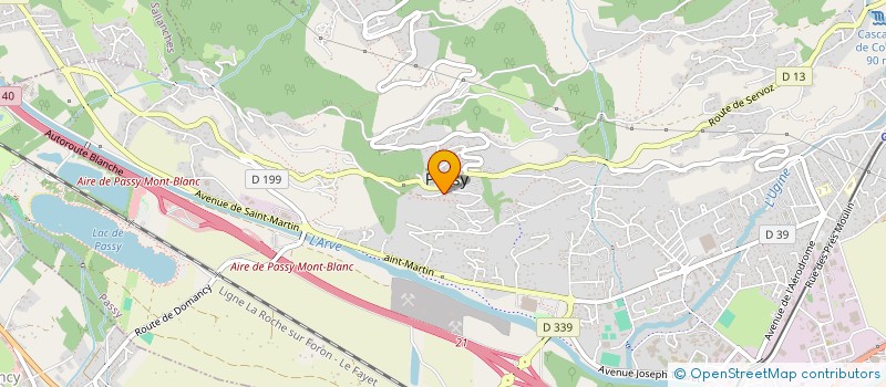 localisation de l'entreprise MADAME MELINA LEZIN  FLUMET