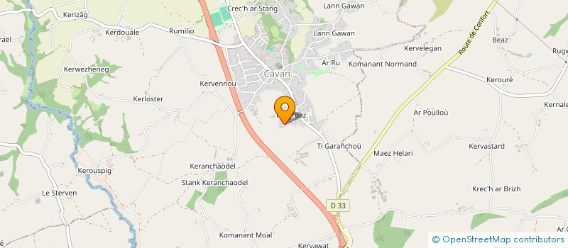 localisation de l'entreprise MADAME MELINA MANGEMATIN  CAVAN