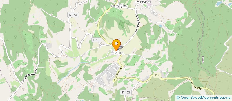 localisation de l'entreprise MADAME MELINA MARINETTI  MURS