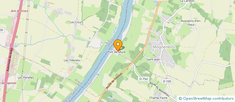 localisation de l'entreprise MADAME MELINA MARTINEZ  MOGNENEINS