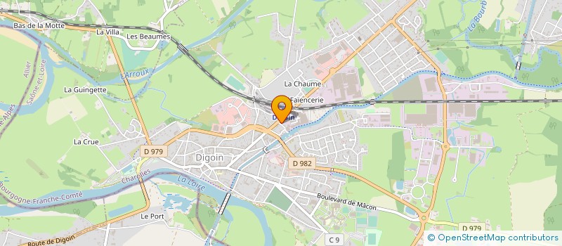 localisation de l'entreprise MADAME MELINA MAUGIN à DIGOIN