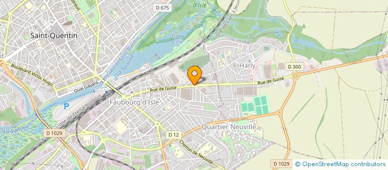 localisation de l'entreprise MADAME MELINA MAUROY  SAINT-QUENTIN